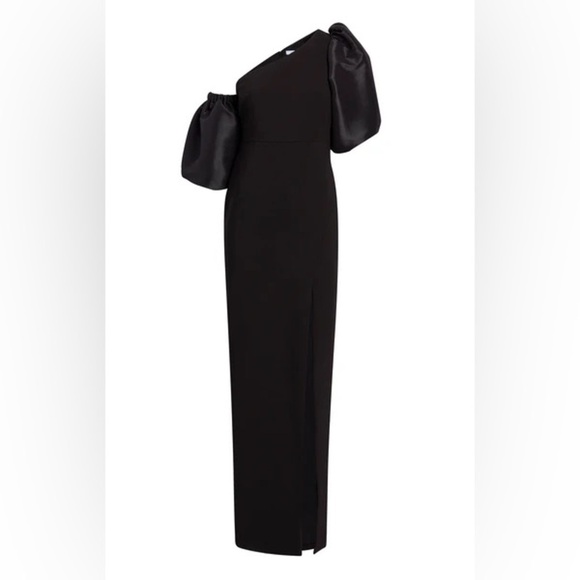 NWT Likely Natasha Off-The-Shoulder Women's Black Special Occasion Gown Size 4 - Picture 2 of 9